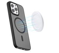 HAFOKO 2.2" Specchio Selfie Magnetico Fotocamera Posteriore Compatibile per iPhone 16 15 14 13 12 Pro Max Plus Magnetico Rotondo Sottile Telefono Cellulare Specchio Convesso Smartphone Vlog-Bianco
