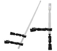 HAFOKO Kit Montaggio per Motocicletta Compatibile con Insta360 X5,X4, X3, X2, X MOTO Double Clamp Mount Supporto per Manubrio di Bicicletta Accessori Compatibili con GoPro 12-3 UTV, ATV(Senza Bastone)
