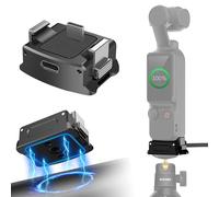 HAFOKO OSMO Pocket 3 Magnetico in Carica Adattatore Base Alluminio Lega Type-C In Carica Dock Desktop Magnetico Base Staffa con 1/4" per Treppiedi compatibile per DJI OSMO Pocket 3 Accessori