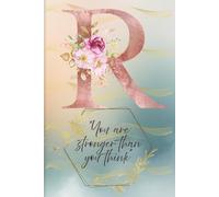 Hafreem Creations Notebook- 200 Ruled Pages, Paperback | Each page has a motivational quotes | for Letter "R" Names