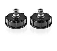 HAFRILY 2 accessori per serbatoio IBC per 1/2 ciuccio adattatore valvola IBC s60 x 6 IBC adattatore IBC container collegamento di tubi da giardino IBC serbatoi acqua piovana adattatore tappo serbatoio