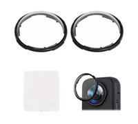 HAFRILY Protezione per lenti Insta360 x 4, Insta 360, girevole, antigraffio, standard, accessorio con panno di pulizia (2 pezzi)
