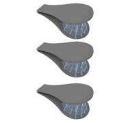 Haftclips - 3-fach Silikon Dadezimmer Vorhang Magnet,Winddichter Spritzschutz mit Klebefunktion Alltagsoptimiert für Gäste-WC, Reise, Landhaus, Hotel, Wohnmobil, Badezimmerwand und Wäscheraum