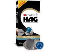 Hag - 50 Capsule Caffè Decaffeinato Espresso Classico - Compatibili con Macchine Nespresso in Alluminio - Intensità 6 *