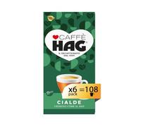 Hag - Caffè in Cialde ESE Decaffeinato - 30 cialde - Miscela Espresso per Macchina Portafiltro Monodose - Caratterizzato da un Aroma e Gusto Delicati