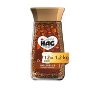 Hag - Caffè Solubile Decaffeinato - Miscela Caffè Istantaneo Aroma Intenso - 12 confezioni da 100 gr (totale 1,2 kg)