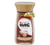 Hag - Caffè Solubile Decaffeinato - Miscela Caffè Istantaneo Aroma Intenso - Contiene 6 confezioni da 100 gr (totale 600 g)