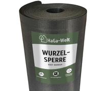 HaGa Bloccaggio radicale 60 cm di larghezza x 25 m di lunghezza, robusto bordo per prato in bambù e aiuole, resistente ai raggi UV e durevole, blocco rizoma