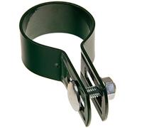 HaGa® Morsetto rotondo Ø 3,8 cm - Fascetta di fissaggio per recinzioni in verde