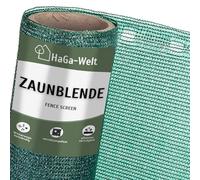 HaGa Rete ombreggiante larga 2 m con 85% effetto ombreggiante in verde, protezione dal calore e protezione solare per piante, balcone privacy e terrazze, parasole - resistente alle intemperie e alle