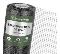HaGa Rete per talpe - 2 m x 25 m - Rete di protezione contro le talpe - efficace allontanamento delle talpe sotto prato & prato - adatto agli animali e spaventappi