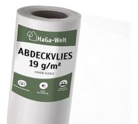 HaGa® Telo protettivo antigelo per piante (prodotto al metro), in tessuto non tessuto traspirante, ideale per la copertura di aiuole di verdure, da 19 g/m² e 6,3 x 20 m