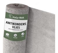 HaGa® Tessuto non tessuto anticondensa 95 g/m² 1,2m x 1m (merce al metro), autoadesivo, efficace protezione contro l'umidità