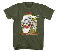 Hagar The Horrible Drink & Be Merry T-Shirt Uomo Verde Manica Corta