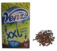 Hagelslag latte cioccolato XXL spruzza Venz | Il cioccolato olandese spruzza il latte extra grande | Dutch spruzza il latte di Venz | 13.4 oncia totale | 380 grammi totale