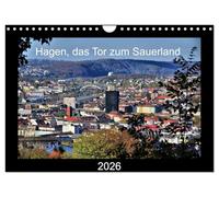 Hagen, das Tor zum Sauerland (Wandkalender 2026 DIN A4 quer), CALVENDO Monatskalender: Eine Stadt mit vielen Facetten