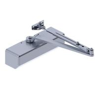 Hager 5300 Series aluminum Heavy Duty grade 1 Surface Door Closer, multi-mount, taglia 1 - 6 molla regolabile, spruzzato con finitura in alluminio
