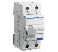 HAGER ACS916D - Interruttore magnetotermico differenziale 1P+N 6kA B-16 A 10 mA