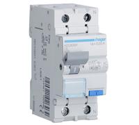 Interruttore differenziale magnetotermico Hager 1P+N 30MA 6A ADC806H