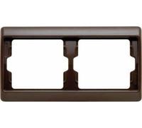 Hager arsys - Cornice 2 moduli orizzontale Marron