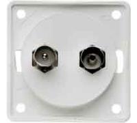 Hager B. Mobil - Presa antenna bianco pile