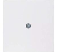 Hager b1 - Piastra centrale presa telefono bianco piastra