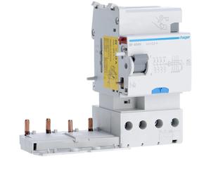 HAGER Blocco differenziale 4 poli 63A AC compatibile serie M N BF464N