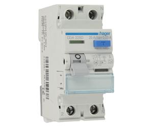 Hager CDA225D RCD 2P 25A 30Ma 6Ka Tipo A