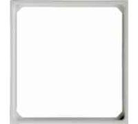 Hager - Cornice Acciaio 50 X 50 opaco bianco pile