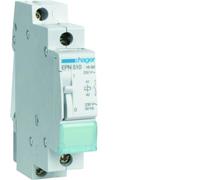 Relè Hager passo passo 16A 230V 1NA attacco DIN 1 modulo EPN510