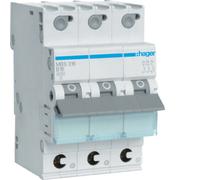 Hager MBS316 B-type 3P 3module(s) interruttore automatico