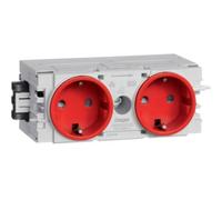 Hager gs20003020 canalina portacavi a muro modulo plug-in l x p 120 50