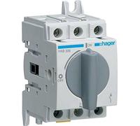 Hager HAB403 - Interruttore separatore di carico + separazione, 4P 32A, colore: Bianco