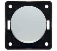 Hager integro - Interruttore bipolare bianco pile