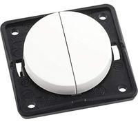 Hager integro - Interruttore doppio bianco polare