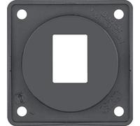 Hager integro - Piastra supporto per 1 modulo Amp Antracite