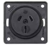 Hager integro - Presa corrente Australia 15 A Antracite Opaco