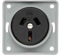 Hager integro - Presa corrente Australia 15 A Grigio Opaco