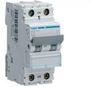 HAGER INTERRUTTORE AUTOMATICO MODULARE DI COMANDO 1 POLO + NEUTRO 16A 6KA C 2 MO