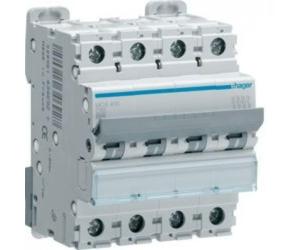 HAGER INTERRUTTORE AUTOMATICO MODULARE DI COMANDO E PROTEZIONE 1 POLO+NEUTRO 25A