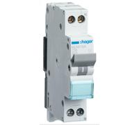 HAGER INTERRUTTORE AUTOMATICO PER COMANDO 1P+N 16A 6 KA C 1M MLN516A