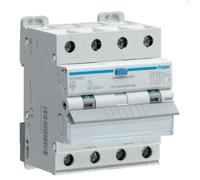 HAGER INTERRUTTORE DIFFERENZIALE AUTOMATICO MODULARE 4P 30MA AC 10A 6KA C 4M