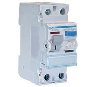 HAGER INTERRUTTORE DIFFERENZIALE PURO ACCESSORIABILE 2P 30MA 25A A 2M CDA225H