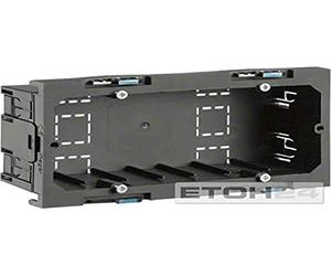 Hager kallysto - Scatola per meccanismo universale doppio, 64 x 142 x 42 mm