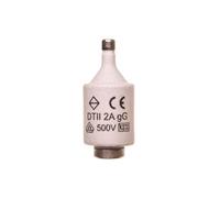 Hager LE2702 - Fusibile DII 2A 500V gG con rilevatore di identificazione