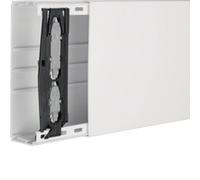 Hager LF6019009016 - Straight cable tray - 2 m - Polyvinyl chloride (PVC) - Wh