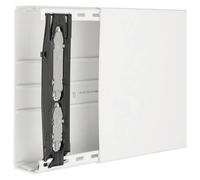Hager LF6023009016 - Straight cable tray - 2 m - Polyvinyl chloride (PVC) - Wh