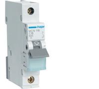 HAGER MCN116 - Interruttore magnetotermico a 1 polo 6 kA caratteristica C 16 A
