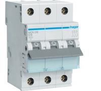 Hager MCN316 - 50 - 60 Hz - 16 A - 3P - 52.5 mm - 70 mm - 83 mm