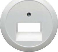 Hager Nostalgia - Piastra centrale per 2 Presa eua Bianco pile